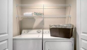 In home laundry connections in 2 and 3 bedroom homes